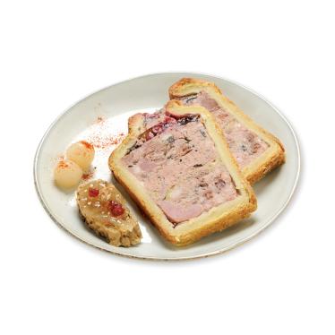 Pâté en croûte chevreuil aux airelles