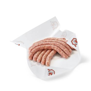 Saucisse fine porc et bœuf au Cheddar